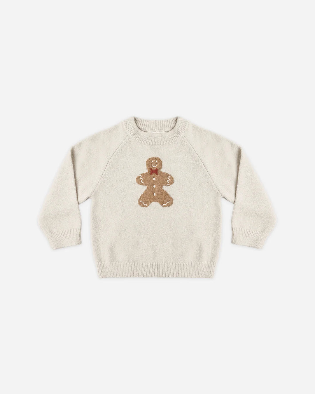 Relaxed Raglan Sweater Gingerbread Man