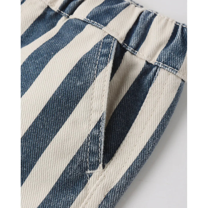 Dawson Short Navy Stripe