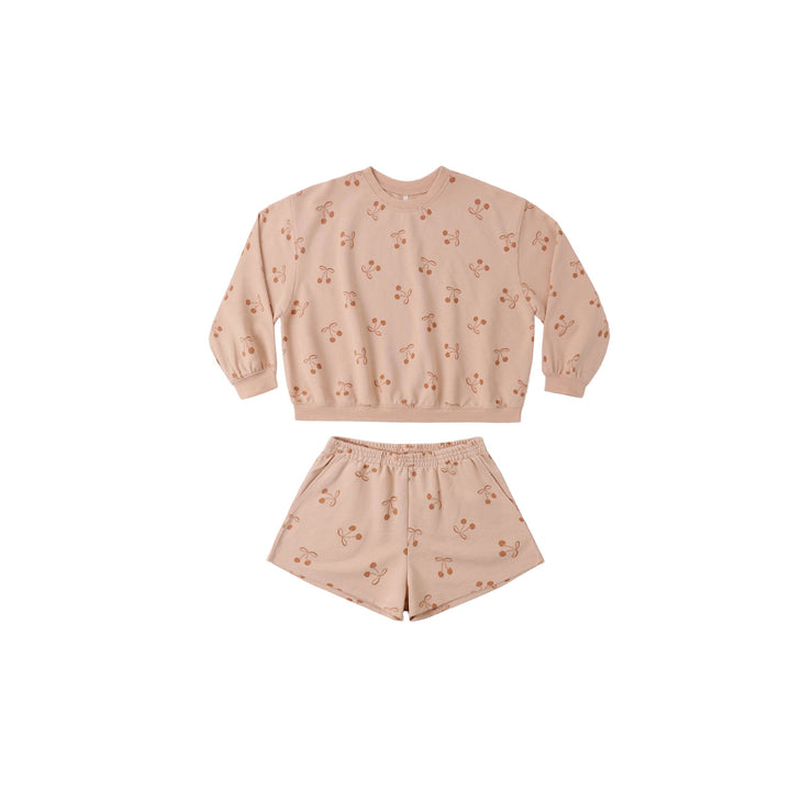 Summer Terry Set || Cherry Bows