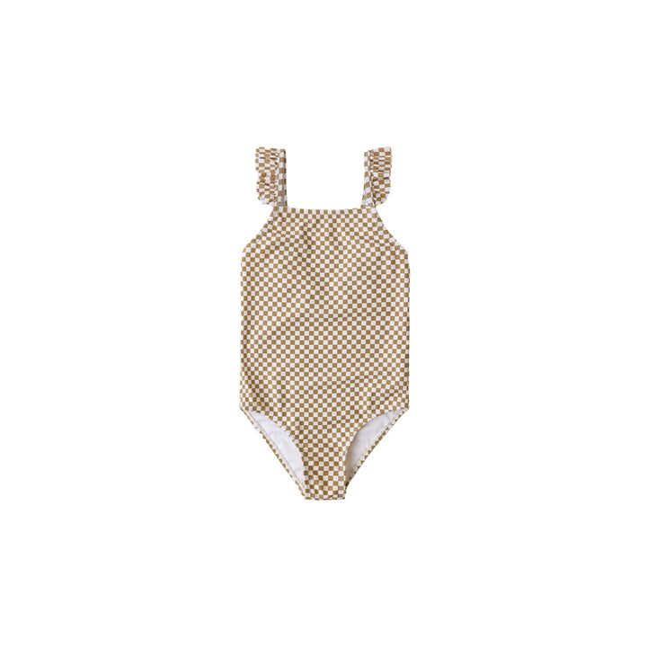 Positano One-Piece || Ocre Check