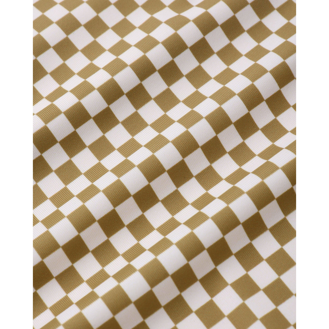 Positano One-Piece || Ocre Check