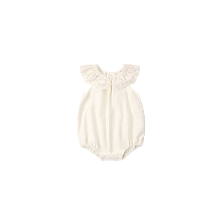 Myla Romper || Ivory