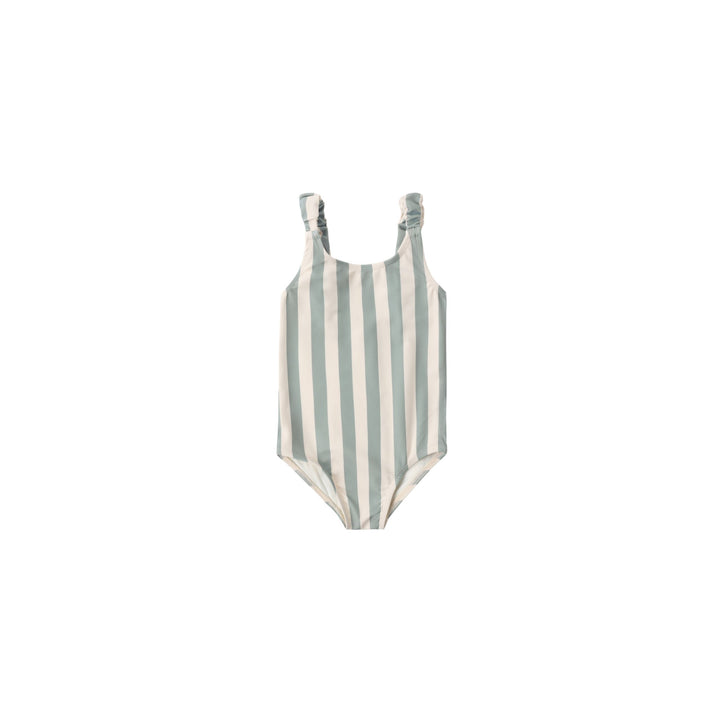 Scrunch One-Piece Green Stripe