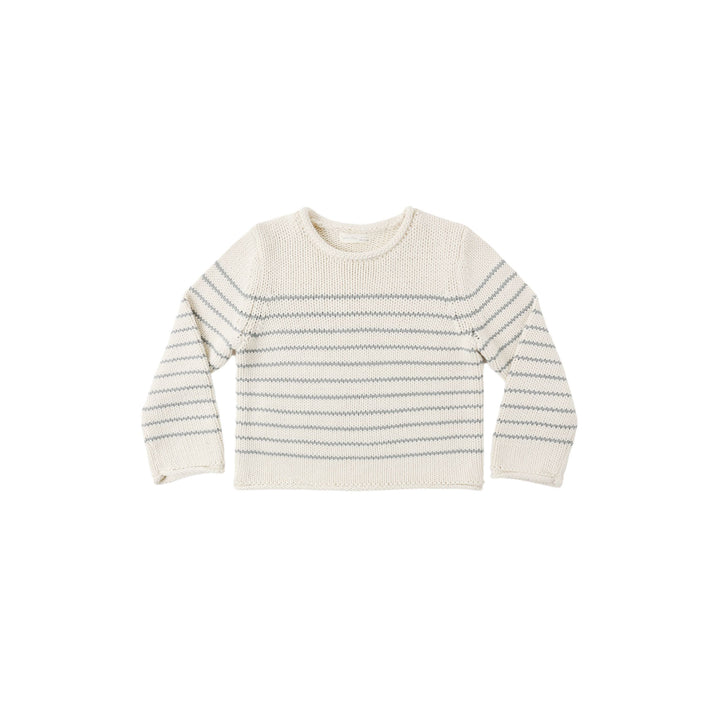 Jacques Sweater || Sea Green Stripe