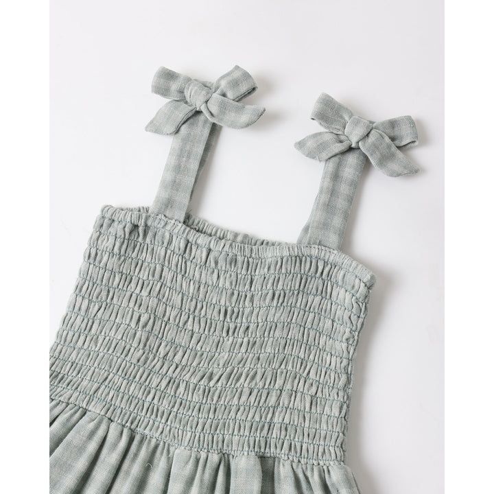 Taylor Dress || Green Gingham