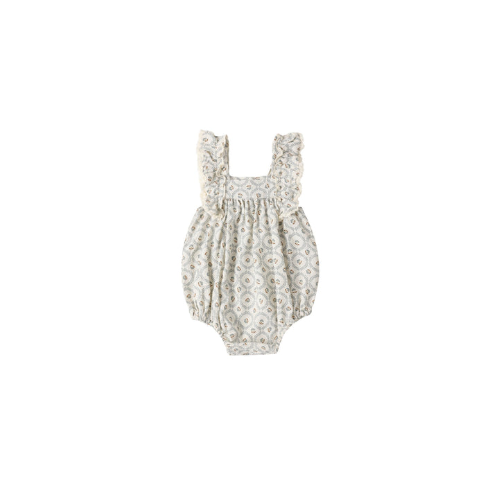 Maya Romper || Green Fleur
