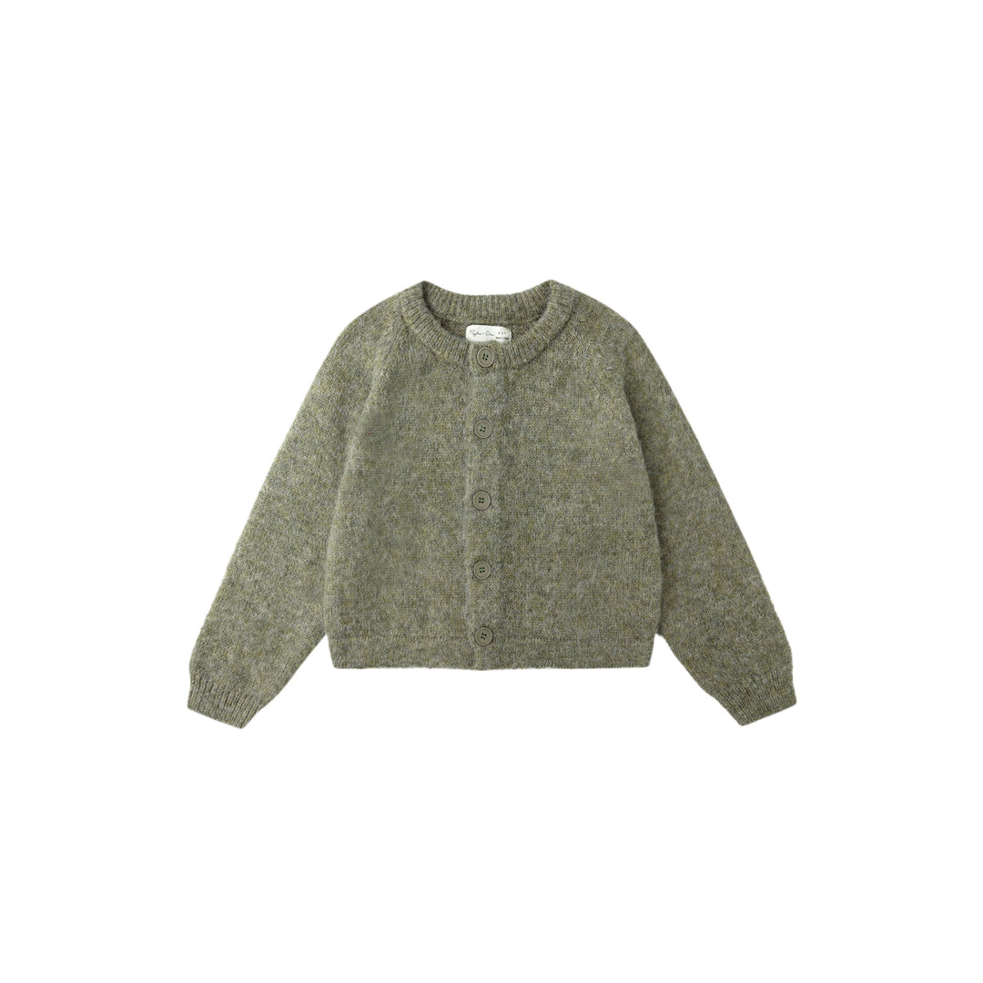 RYLEE + CRU Fuzzy Cardigan || Evergreen