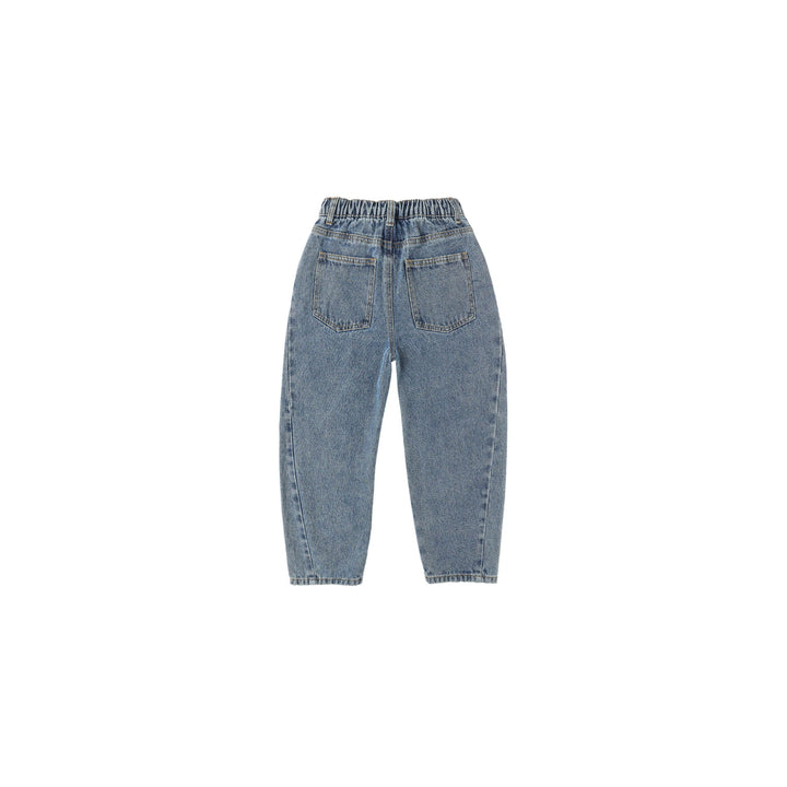 RYLEE + CRU Barrel Pant || Indigo Denim