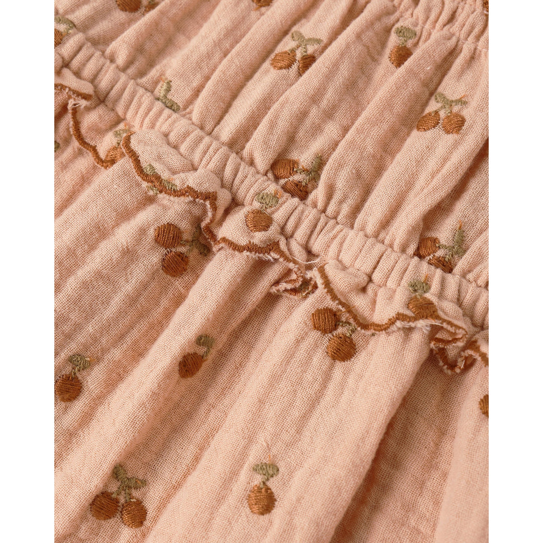 RYLEE + CRU Smocked Tank || Cherry Embroidery