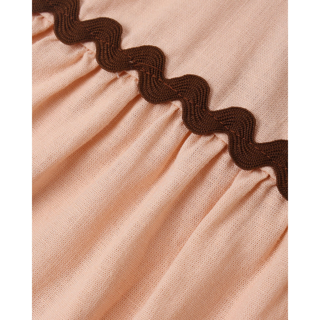 RYLEE + CRU Ric Rac Set || Chocolate + Blush