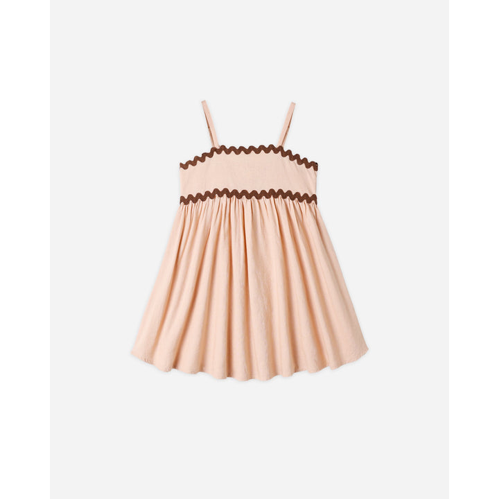 RYLEE + CRU Ric Rac Dress || Chocolate + Blush