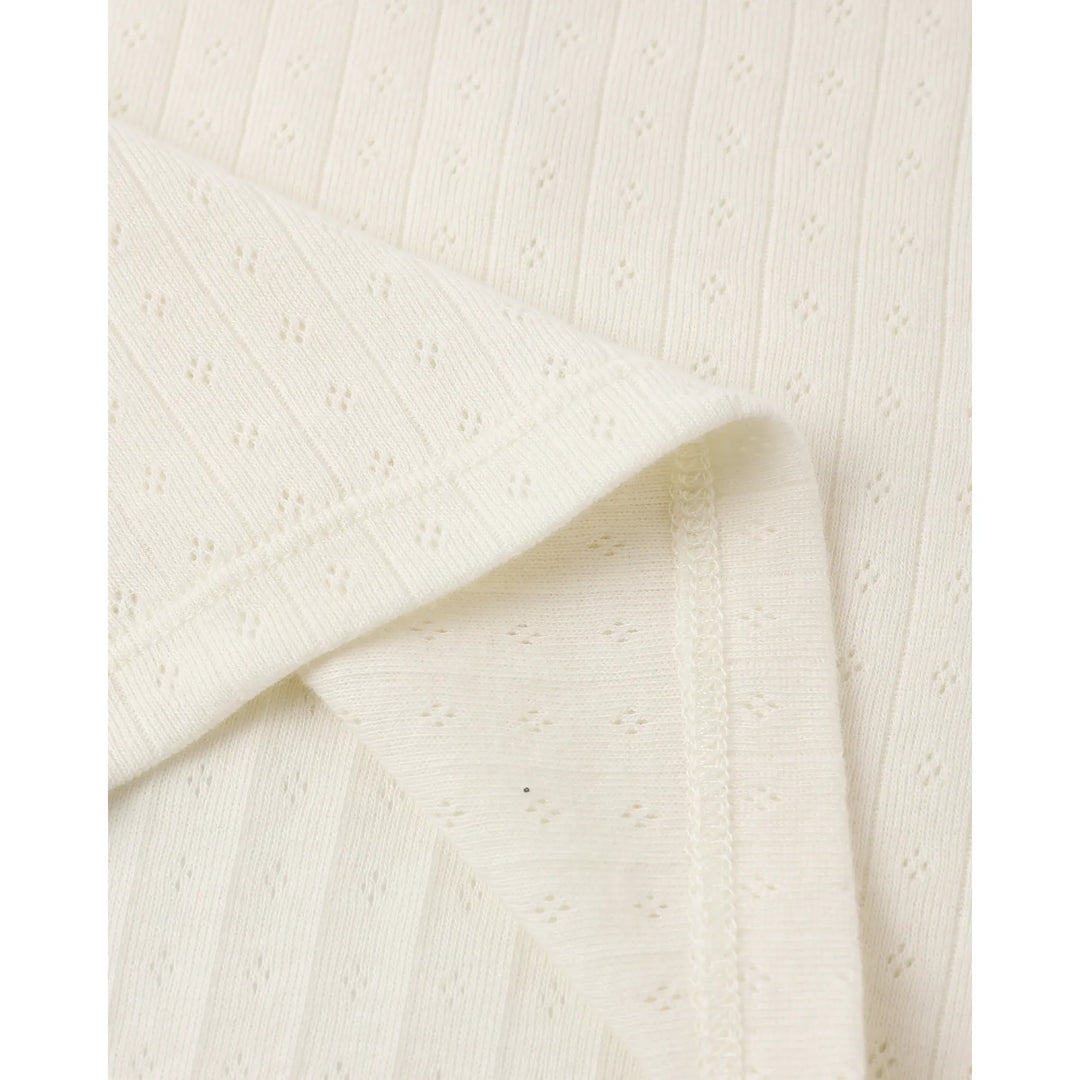 Pointelle Lounge Set Ivory