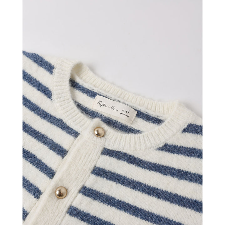 RYLEE + CRU Classic Cardigan || Maritime Stripe