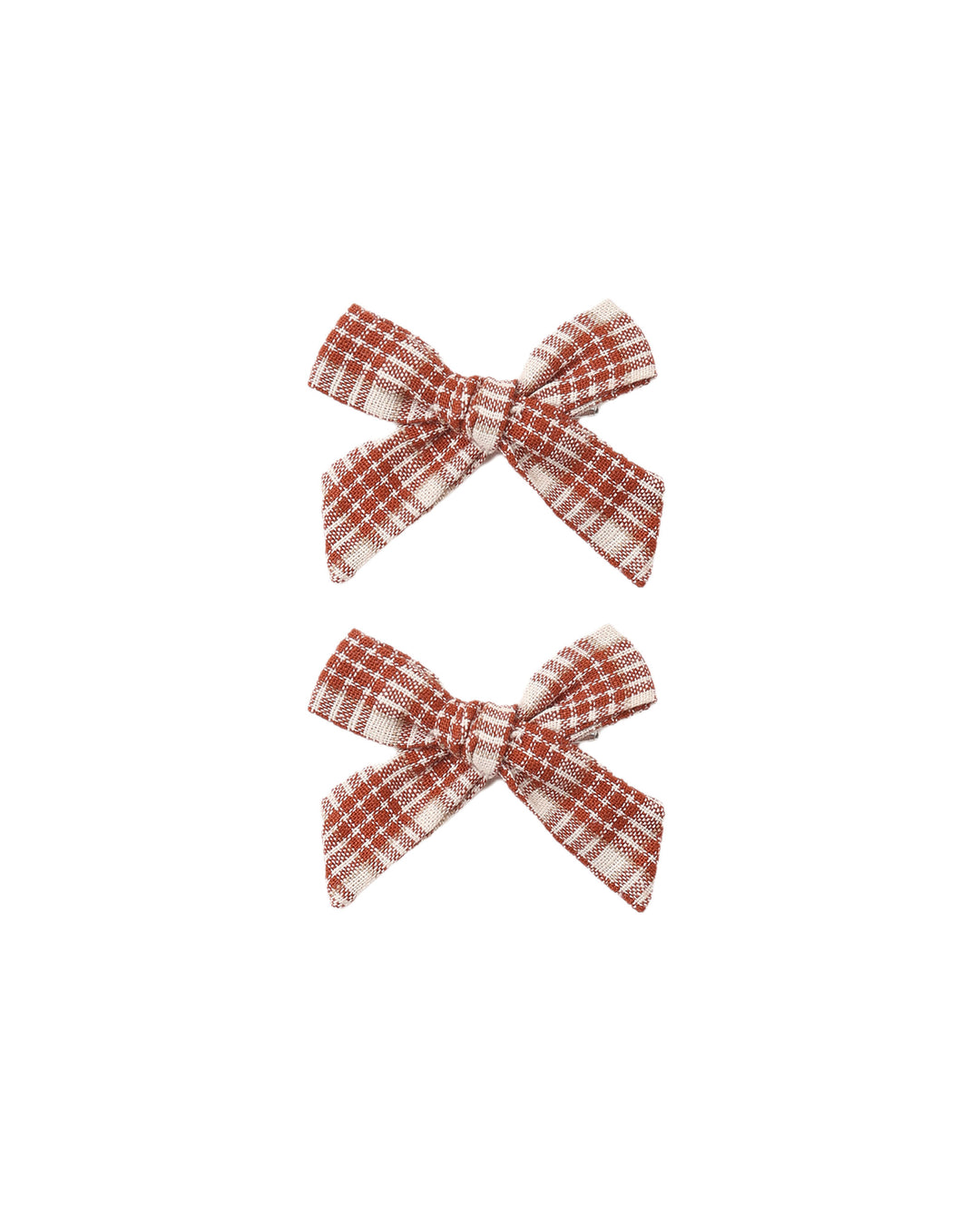 Bows, Set of 2 Vintage Plaid