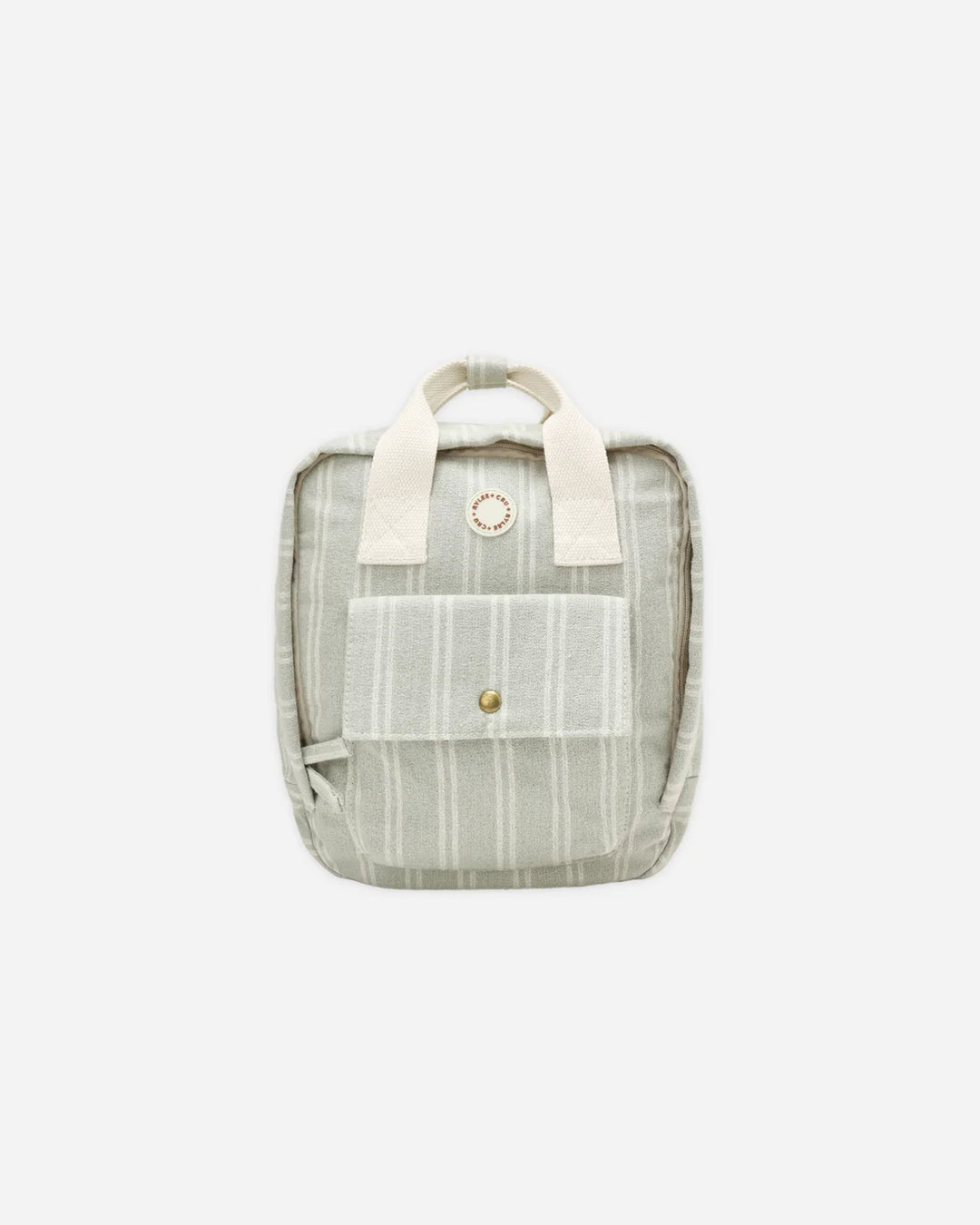 Mini Backpack Sage Pinstripe