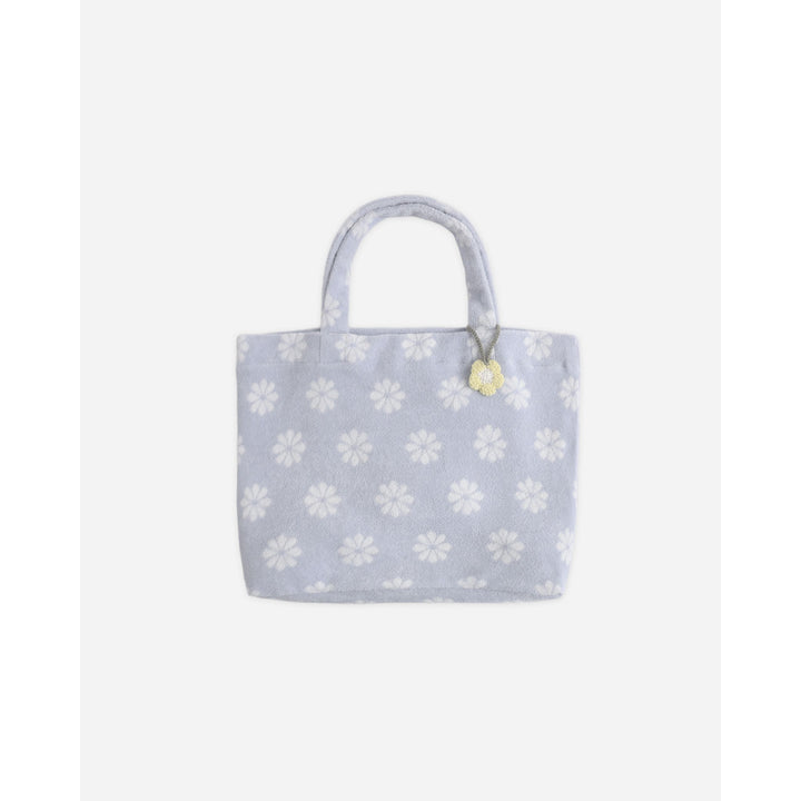 Terry Beach Bag || Periwinkle Daisy
