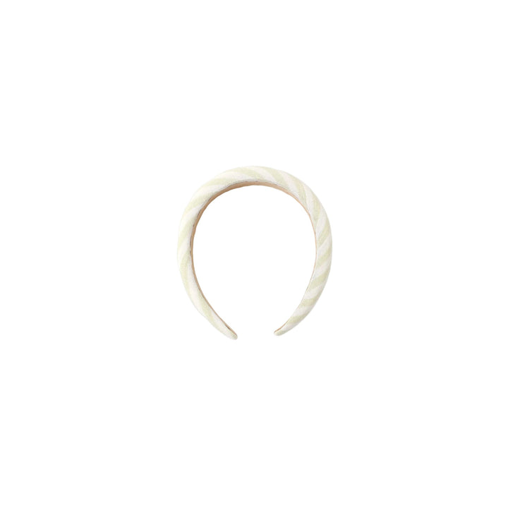 Padded Headband || Citron Stripe