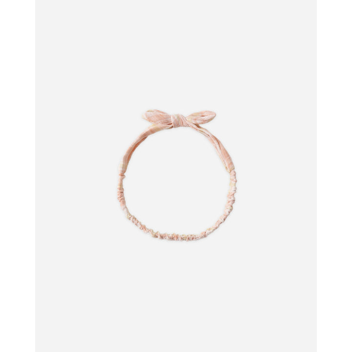 Baby Bow Headband || Summer Plaid