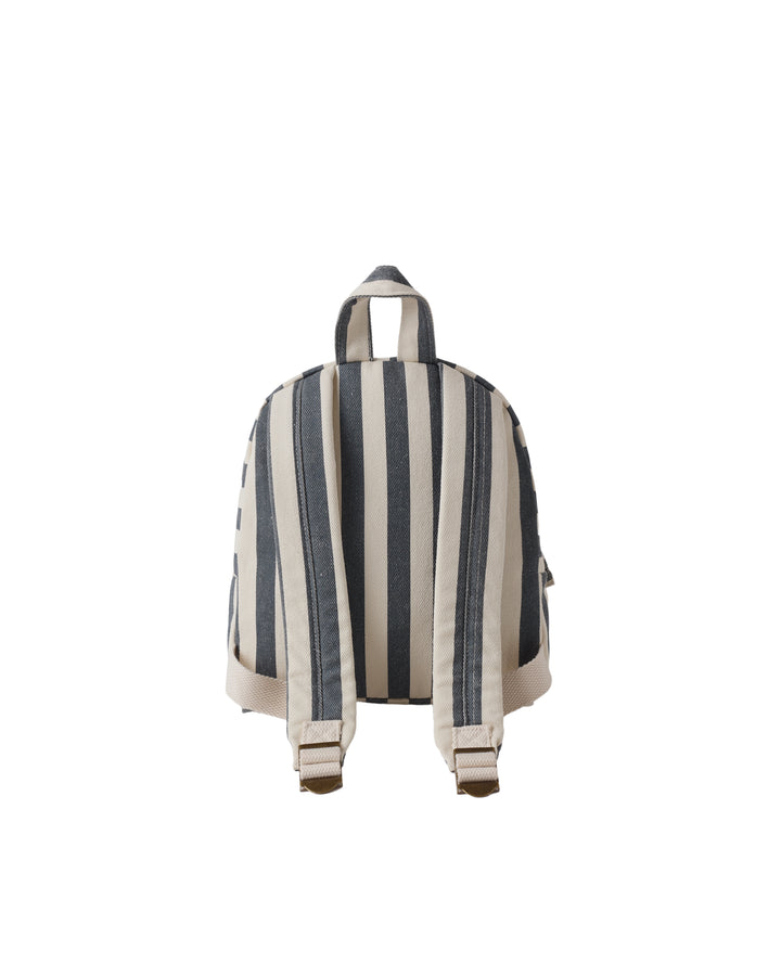 Mini Backpack || Navy Stripe