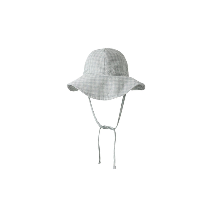 Floppy Sun Hat || Green Gingham