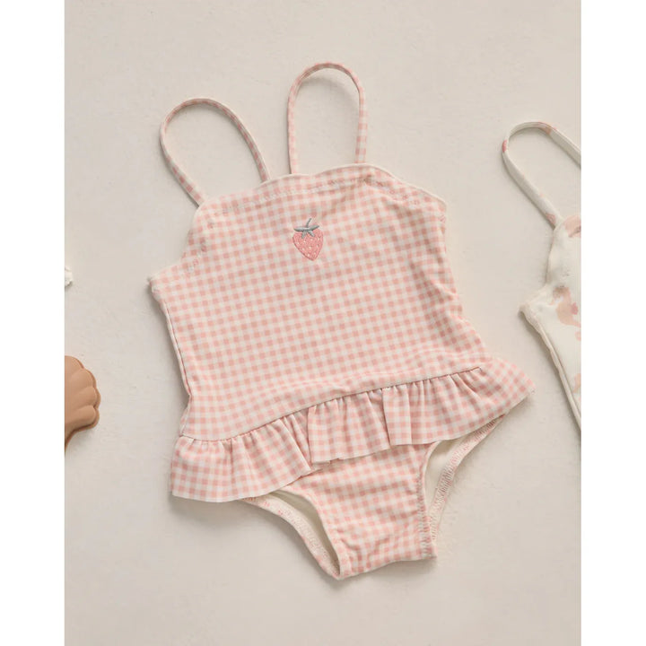 Tori Skirted One-Piece Petal Gingham