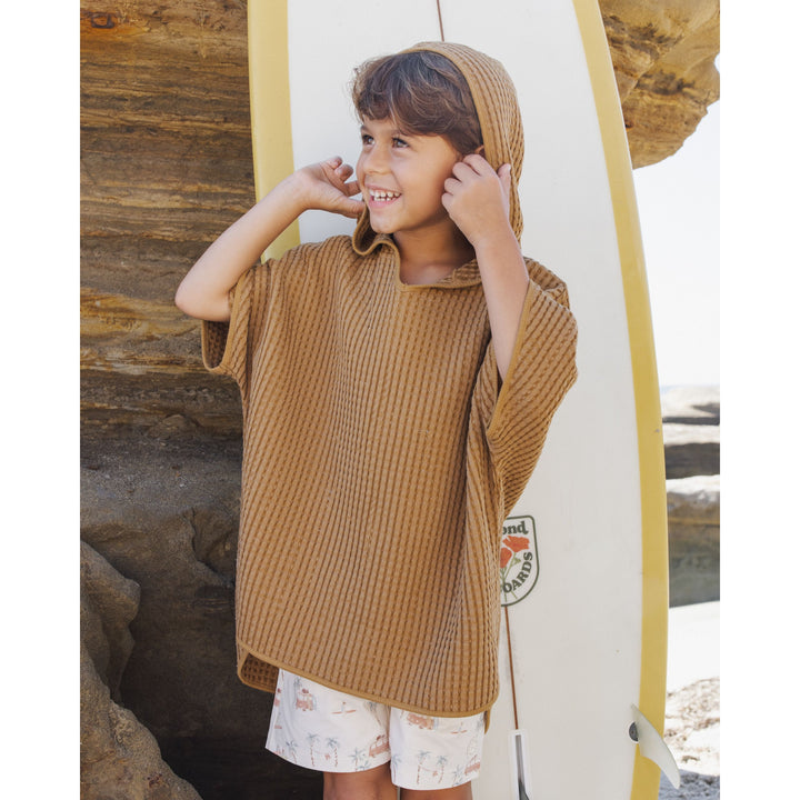 Beach Poncho || Ocre