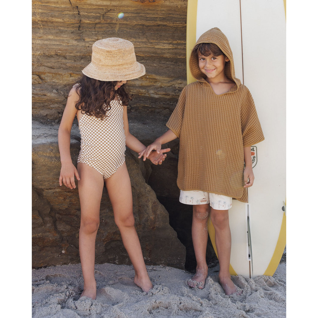 Beach Poncho || Ocre