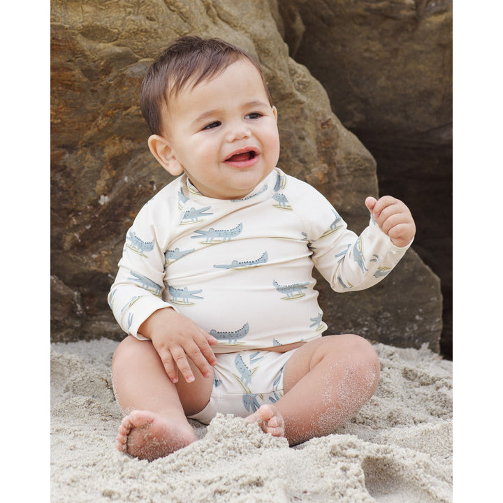 Boys Rashguard Set || Alligators