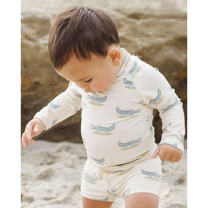 Boys Rashguard Set || Alligators