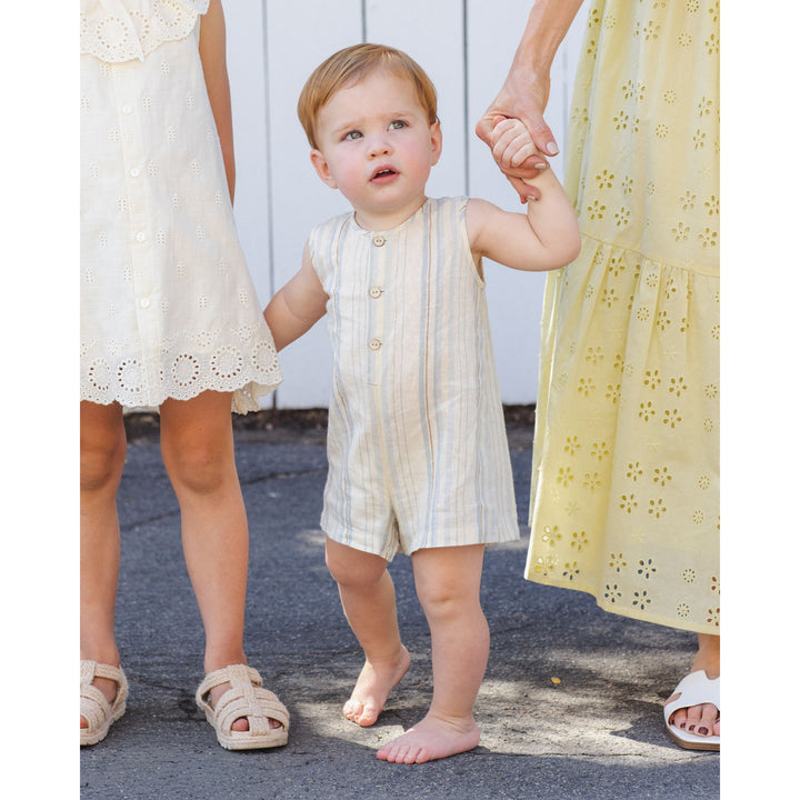 RYLEE + CRU Sea Stripe Mavrick Romper