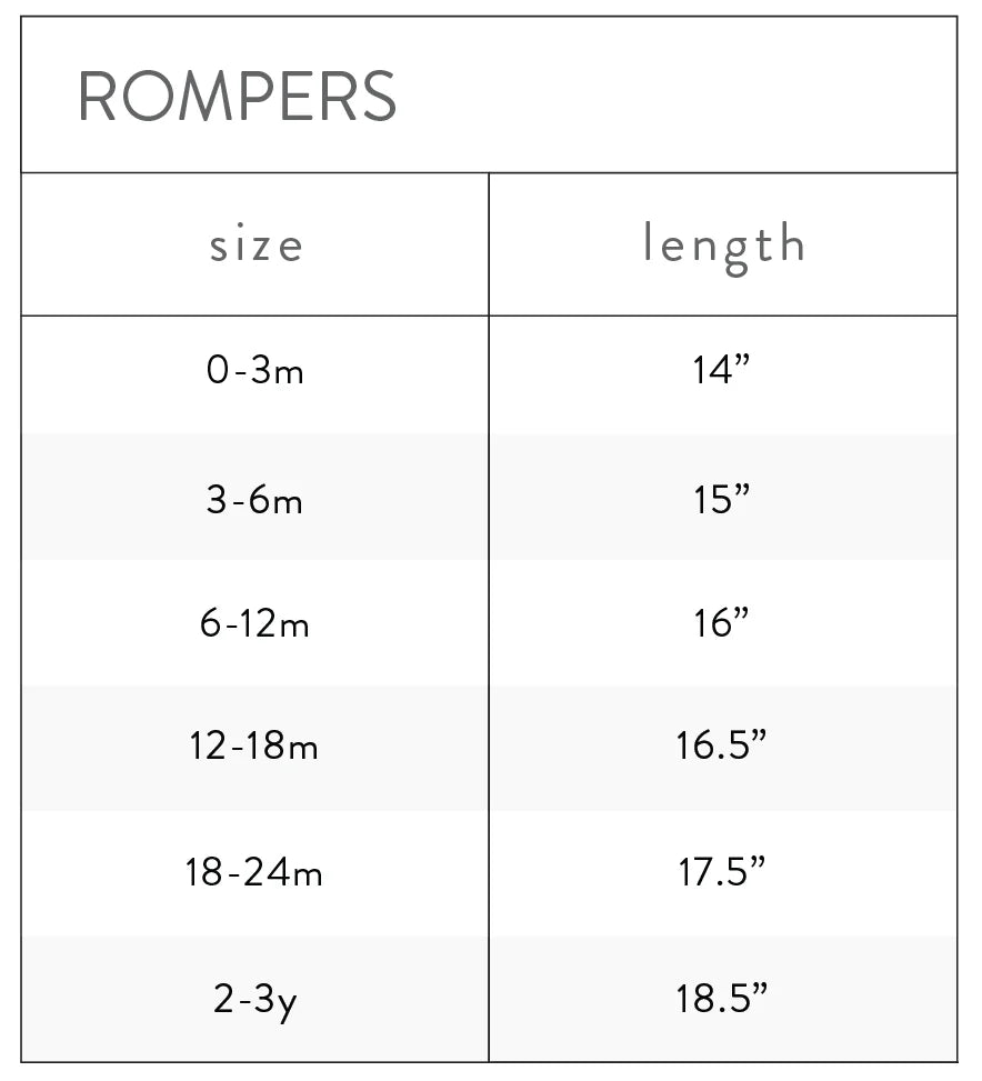 Winnie Romper Winter Garden