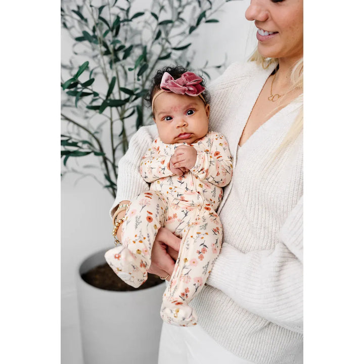 LOU LOU Zipper Footie • Rachel