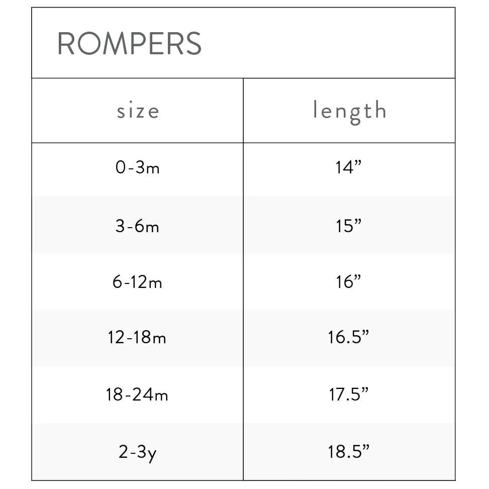Porter Romper Summer Garden