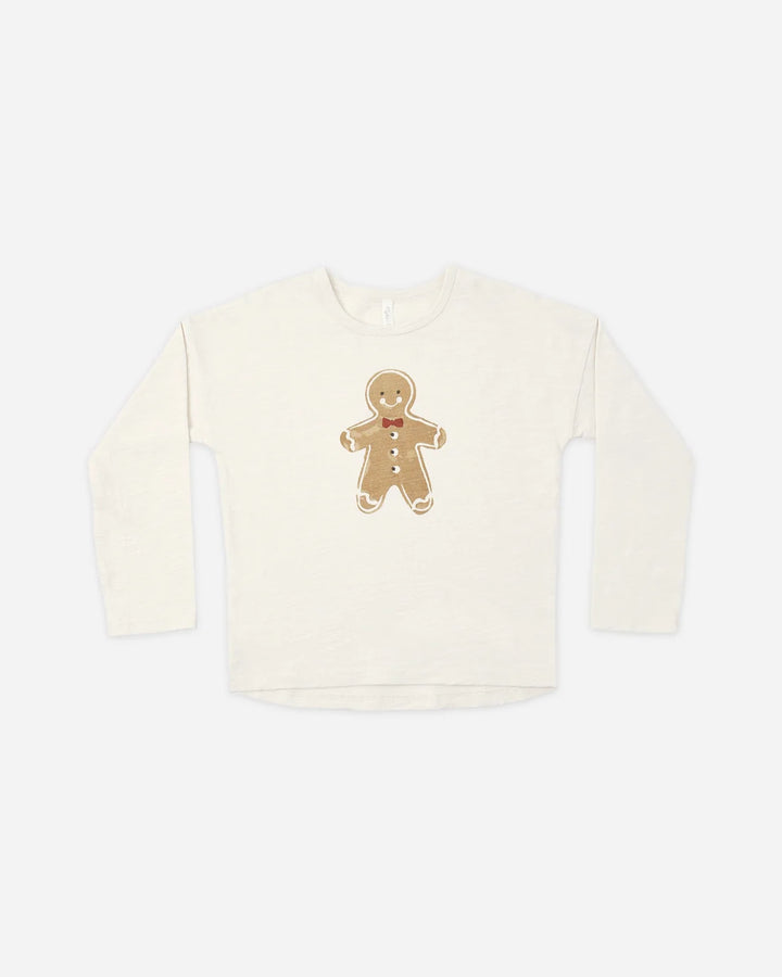 Long Sleeve Tee Gingerbread Man