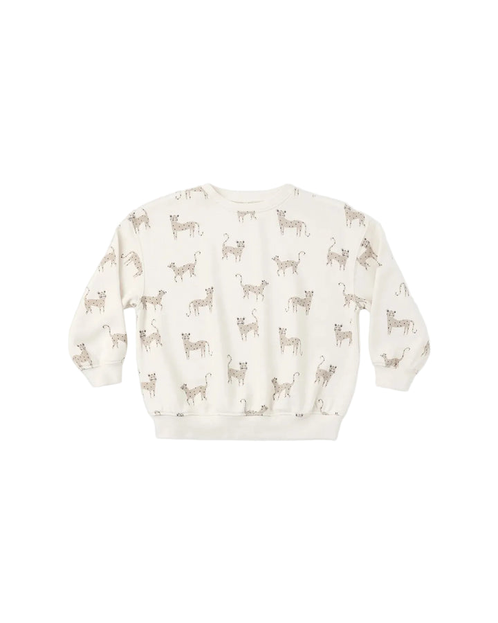 Relaxed Sweatshirt Leopards