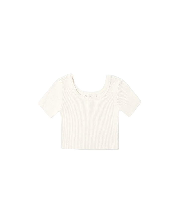 Scallop Tee Natural