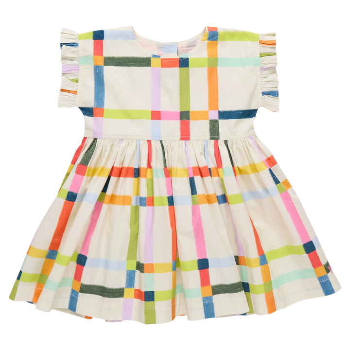 Adaline Dress Multi Tattersall