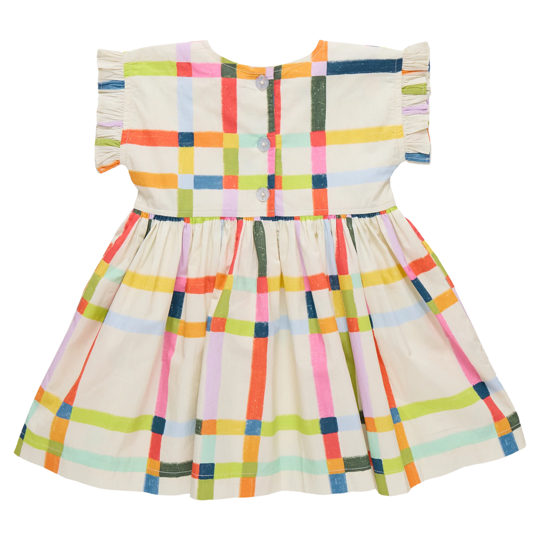 Adaline Dress Multi Tattersall
