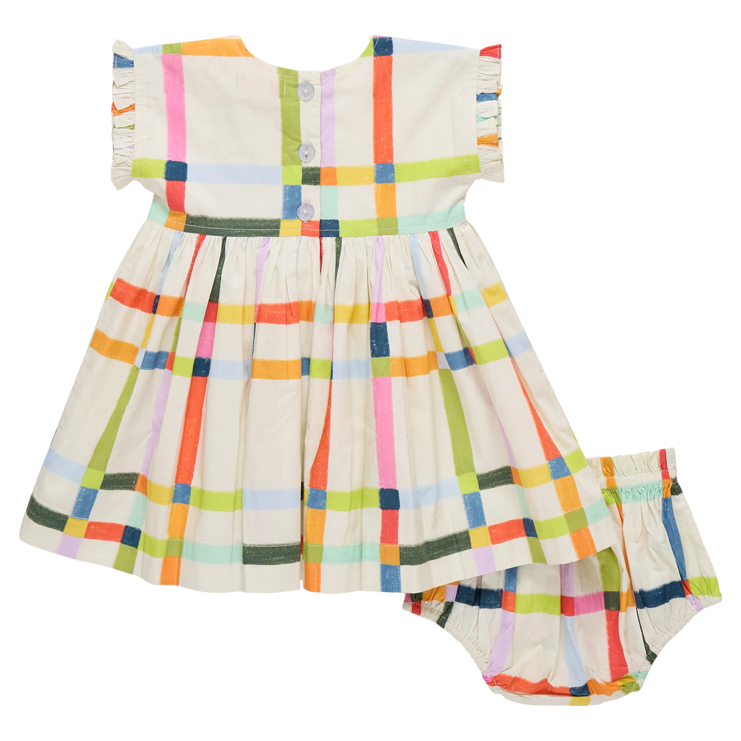 Adaline Dress Set Multi Tattersall