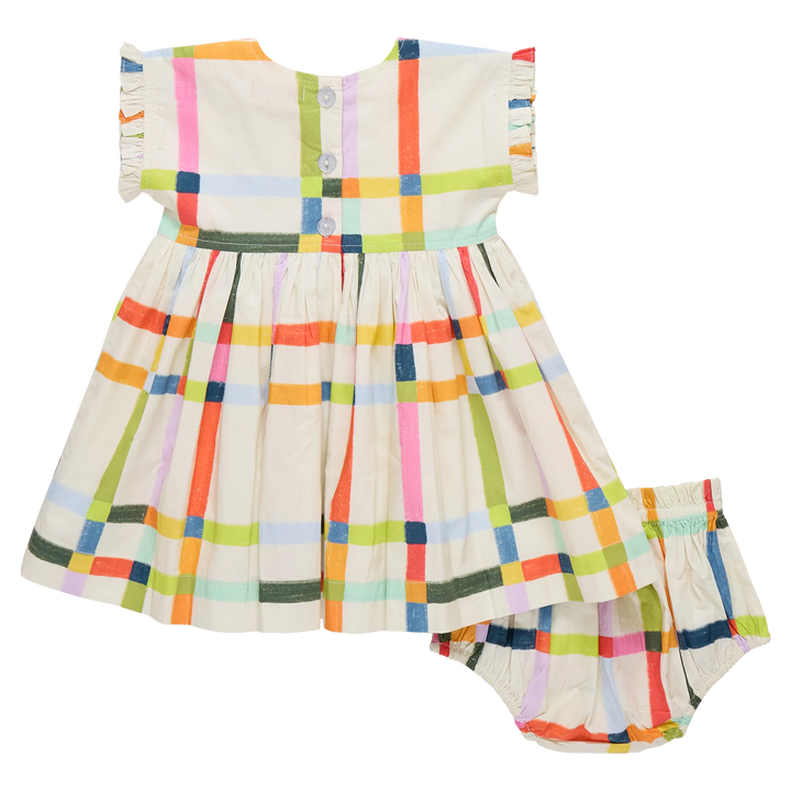 Adaline Dress Set Multi Tattersall
