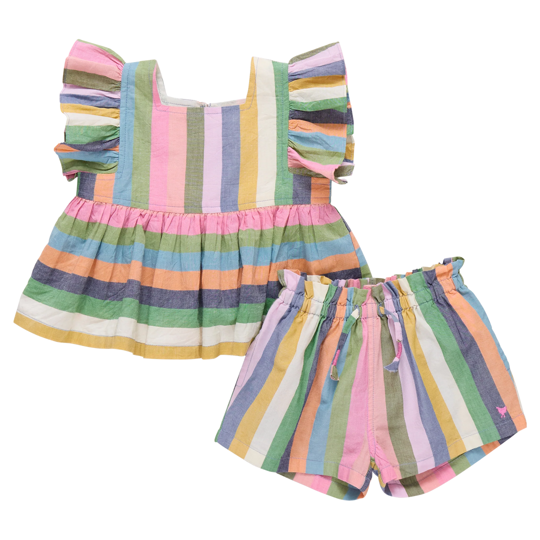Elsie 2pc Parade Stripe