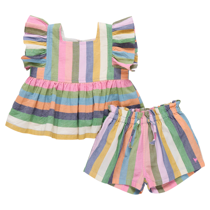 Elsie 2pc Parade Stripe