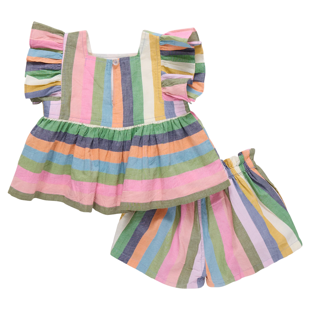 Elsie 2pc Parade Stripe