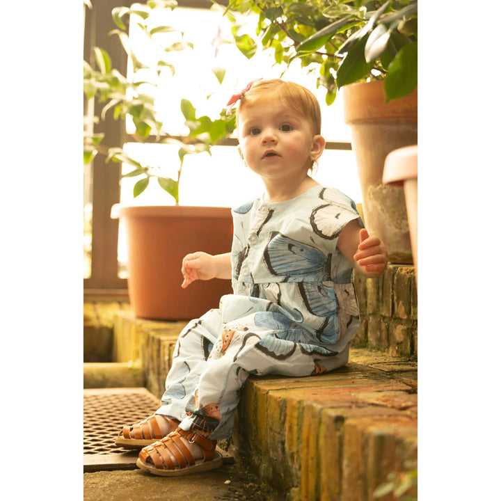 Alexandra Jumper Blue Vintage Butterflies
