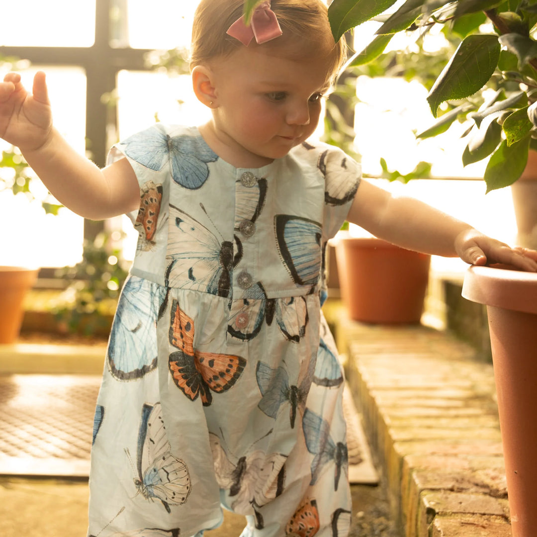 Alexandra Jumper Blue Vintage Butterflies