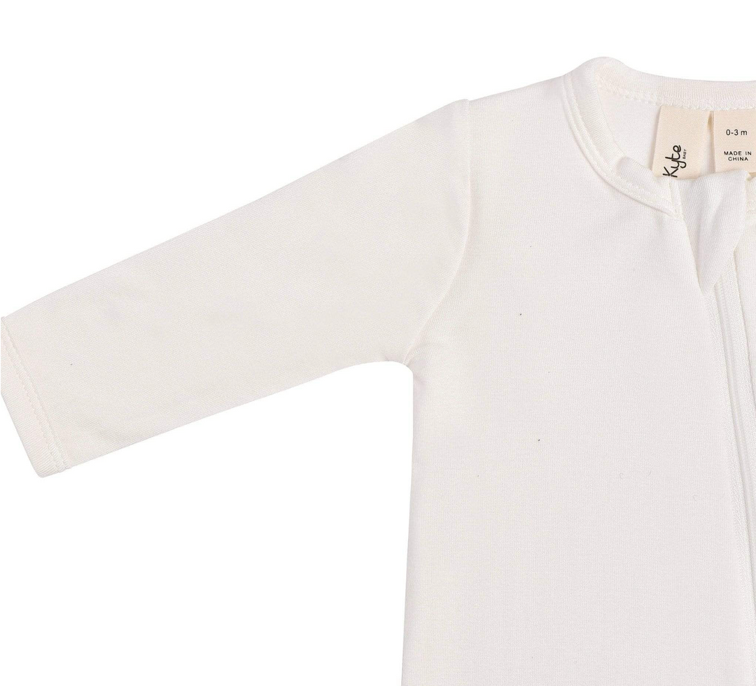 KYTE BABY Zippered Footie in Cloud
