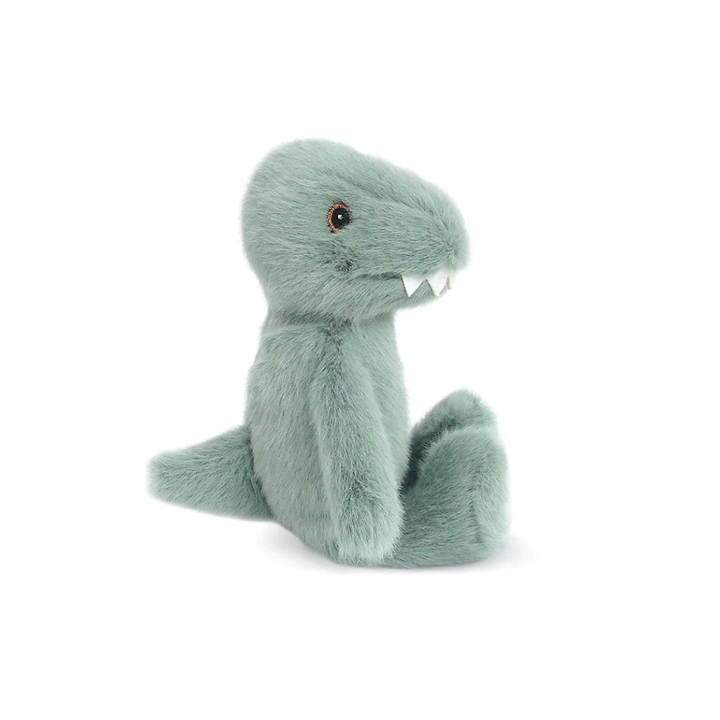 Tiny Dino Sage Plush Rattle