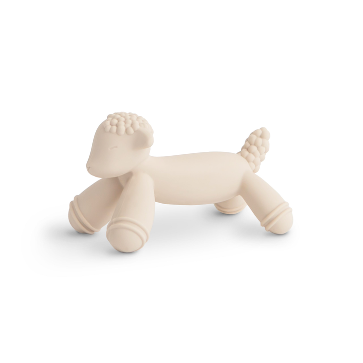 LAMB FIGURINE TEETHER natural