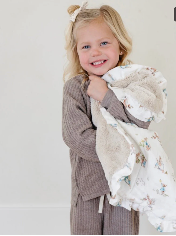 PETER RABBIT™ Bamboo + Lush Mini Blanket • Blue