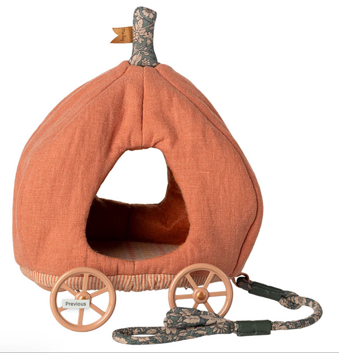 MAILEG Pumpkin Carriage, Mouse